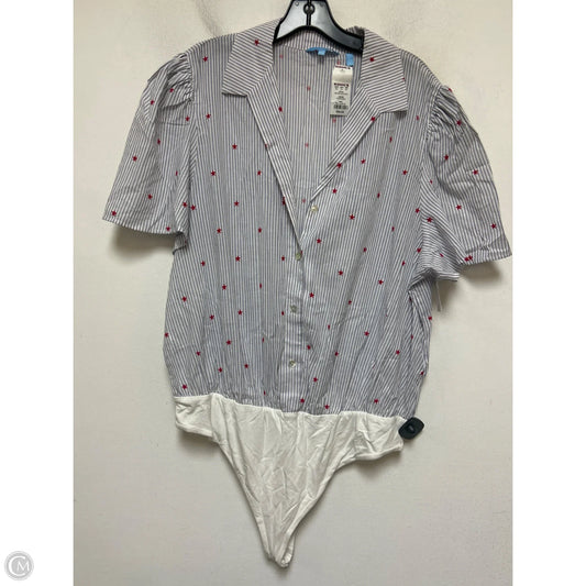 Bodysuit By Draper James Rsvp In Striped Pattern, Size: Xxl