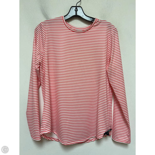 Top Long Sleeve Basic By Chicos In Striped Pattern, Size: S