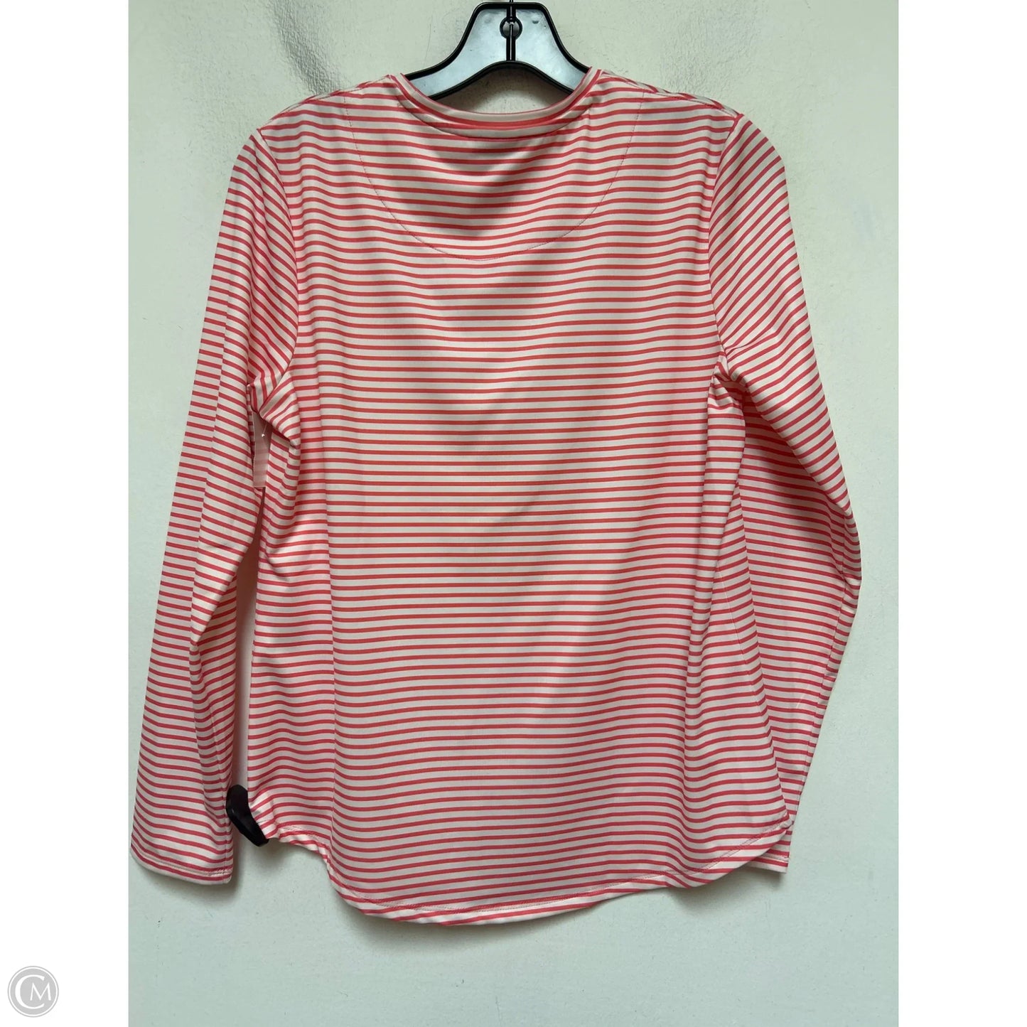 Top Long Sleeve Basic By Chicos In Striped Pattern, Size: S