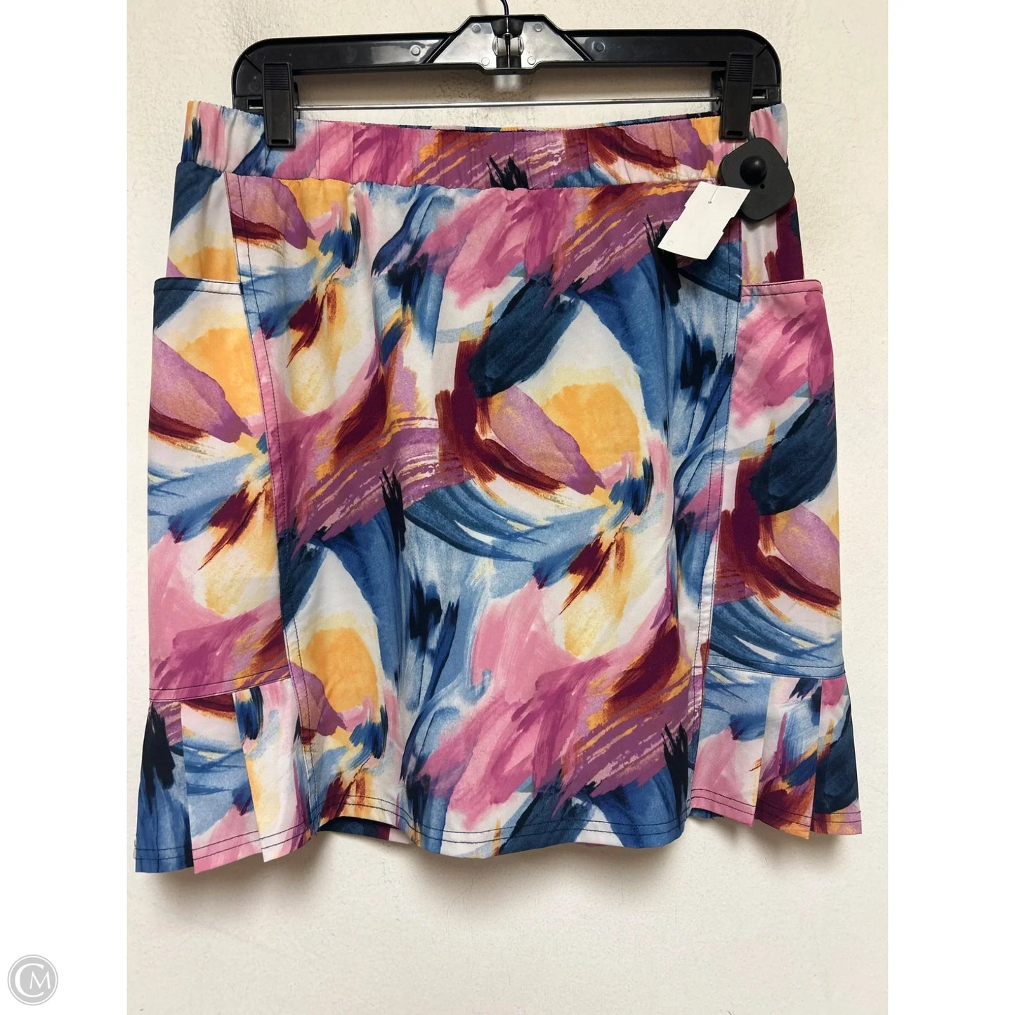 Athletic Skort By Chicos In Multi-colored, Size: 4