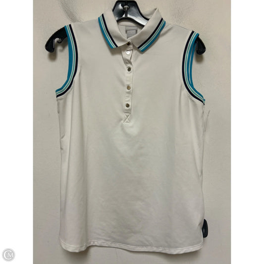 Athletic Tank Top By Chicos In White, Size: S
