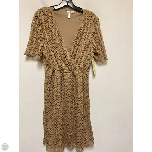 Dress Casual Short By Tacera In Brown, Size: L