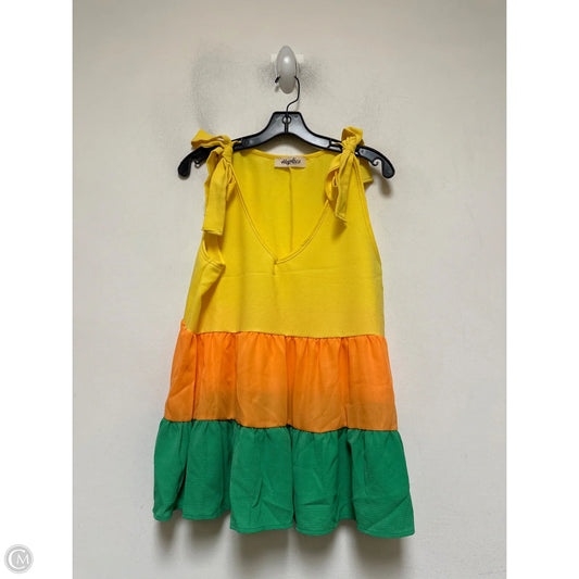 Top Sleeveless By Haptics In Yellow, Size: M