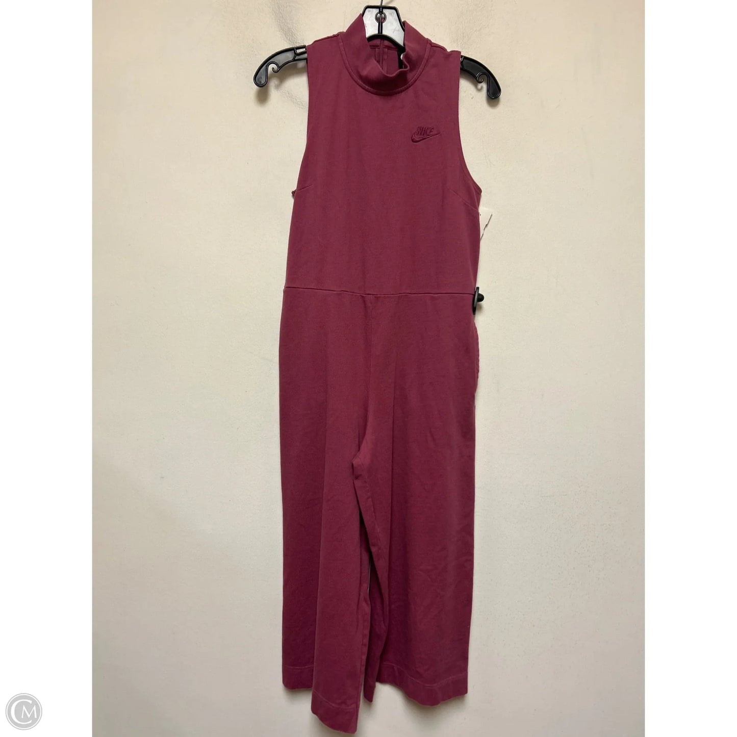 Jumpsuit By Nike In Maroon, Size: M
