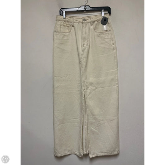 Skirt Maxi By Blanknyc In Tan Denim, Size: 4