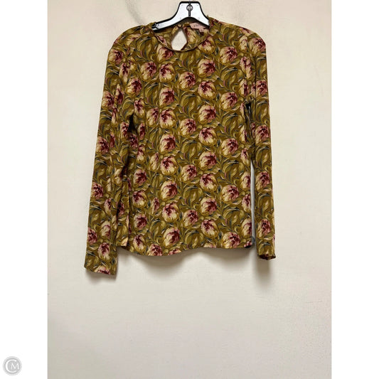 Top Long Sleeve By Philosophy In Floral Print, Size: S