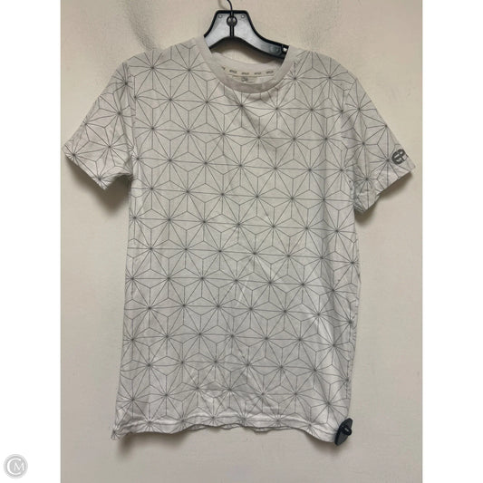 Top Short Sleeve Basic By Disney Store In Silver & White, Size: S