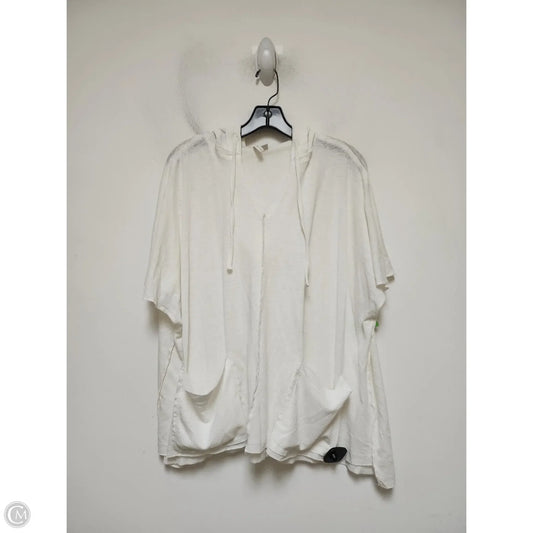 Top Short Sleeve By Cato In White, Size: S