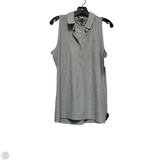 Athletic Tank Top By Under Armour In Grey, Size: M