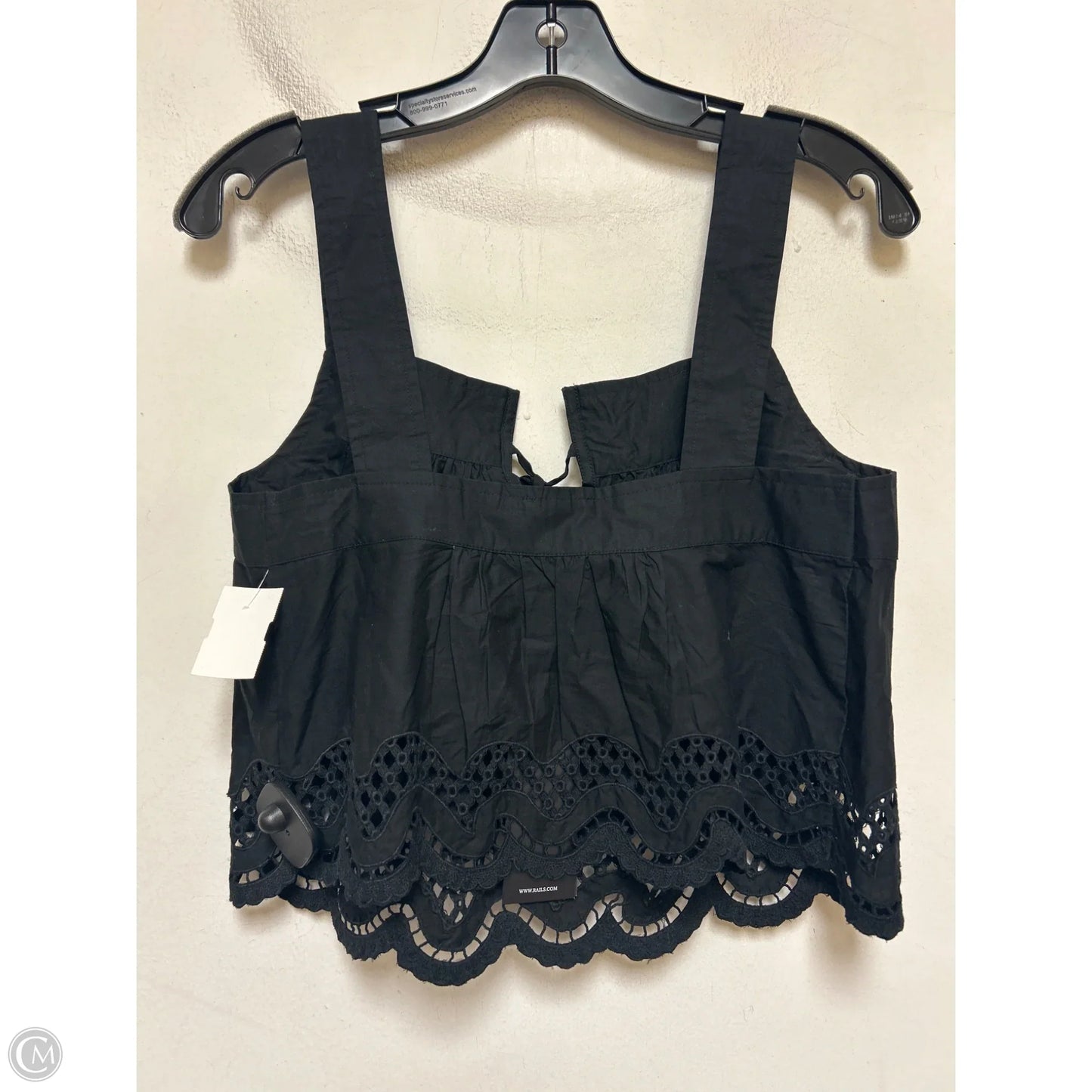 Top Sleeveless By Rails In Black, Size: Xs