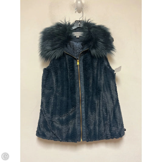 Vest Faux Fur & Sherpa By Marc New York In Black, Size: M