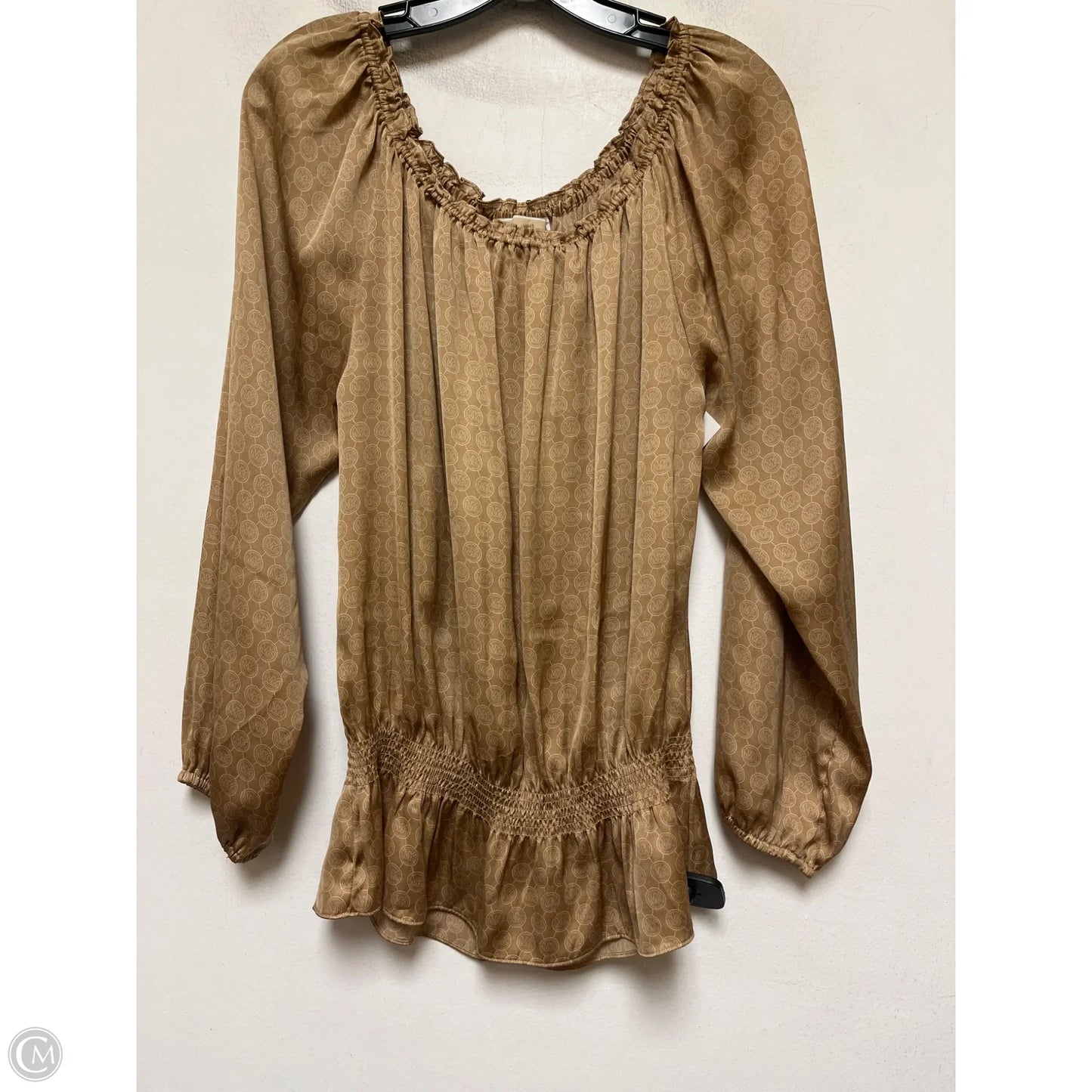 Top Long Sleeve By Michael By Michael Kors In Gold, Size: M