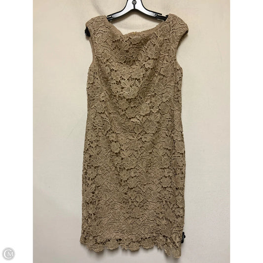 Dress Party Short By Lauren By Ralph Lauren In Gold, Size: Xl