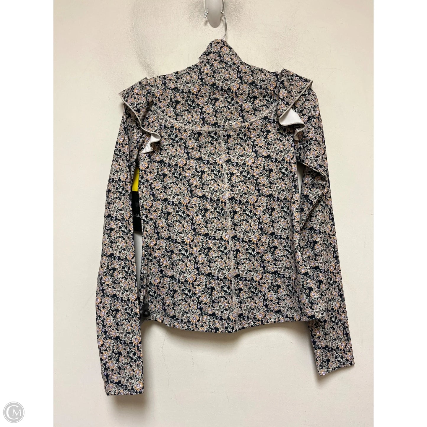 Athletic Jacket By Sage In Floral Print, Size: Xs