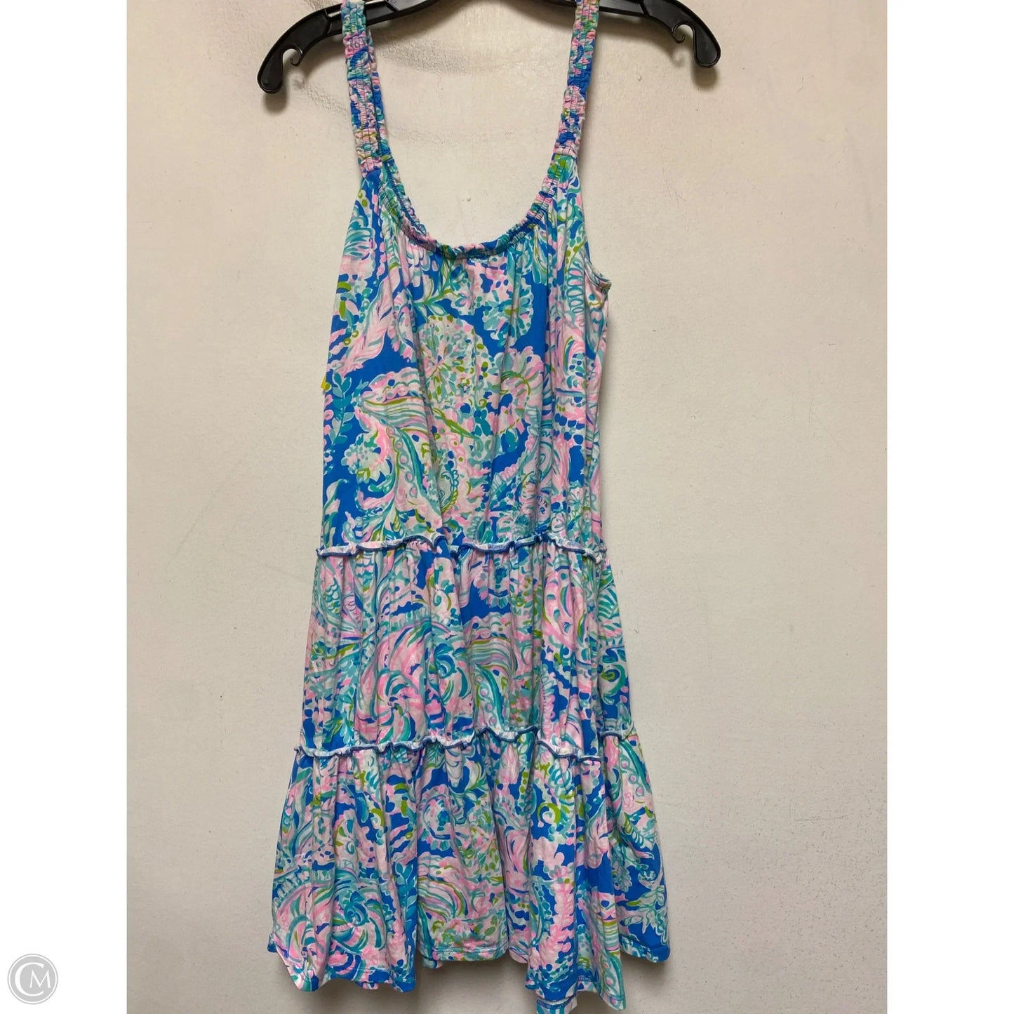 Dress Designer By Lilly Pulitzer In Blue & Pink, Size: L