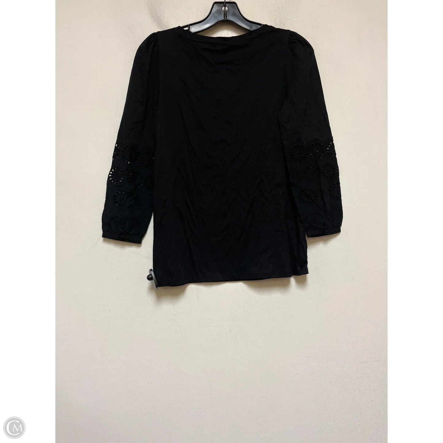 Top Long Sleeve By Ann Taylor In Black, Size: Xsp