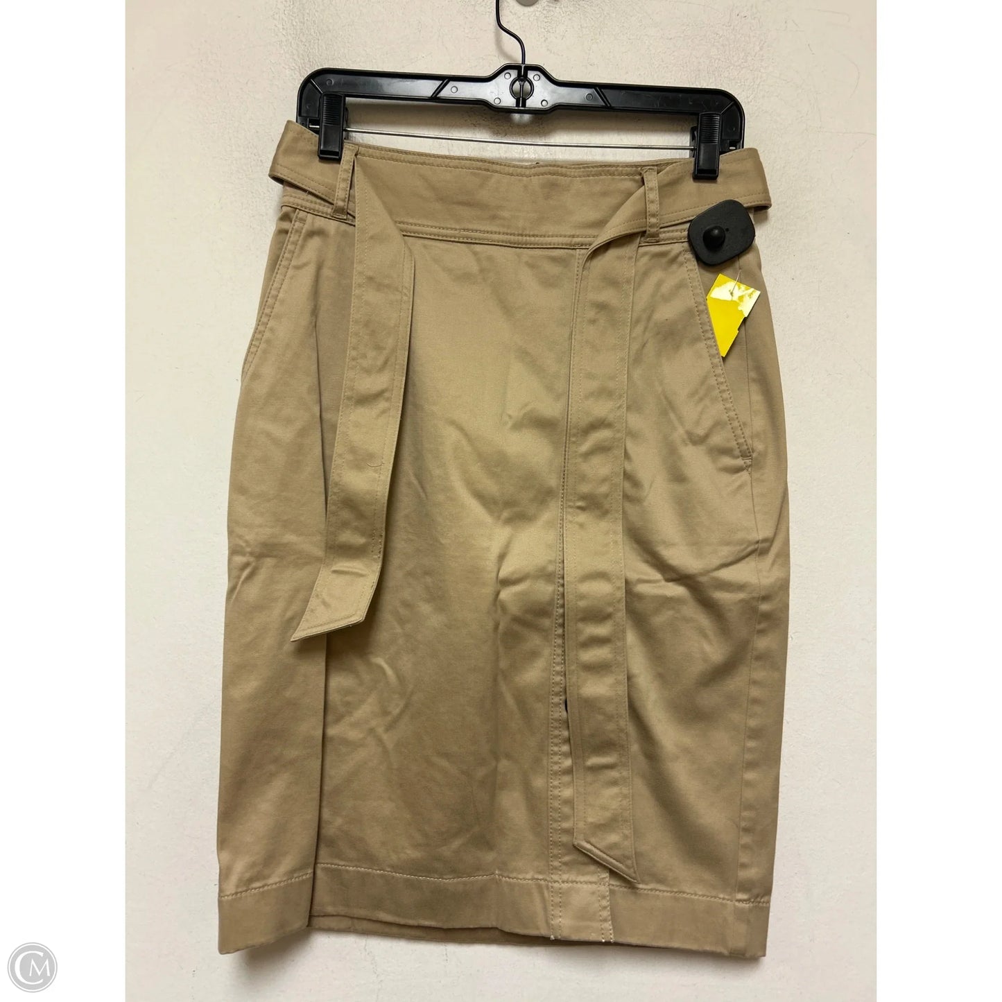 Skirt Midi By Ann Taylor In Tan, Size: 2