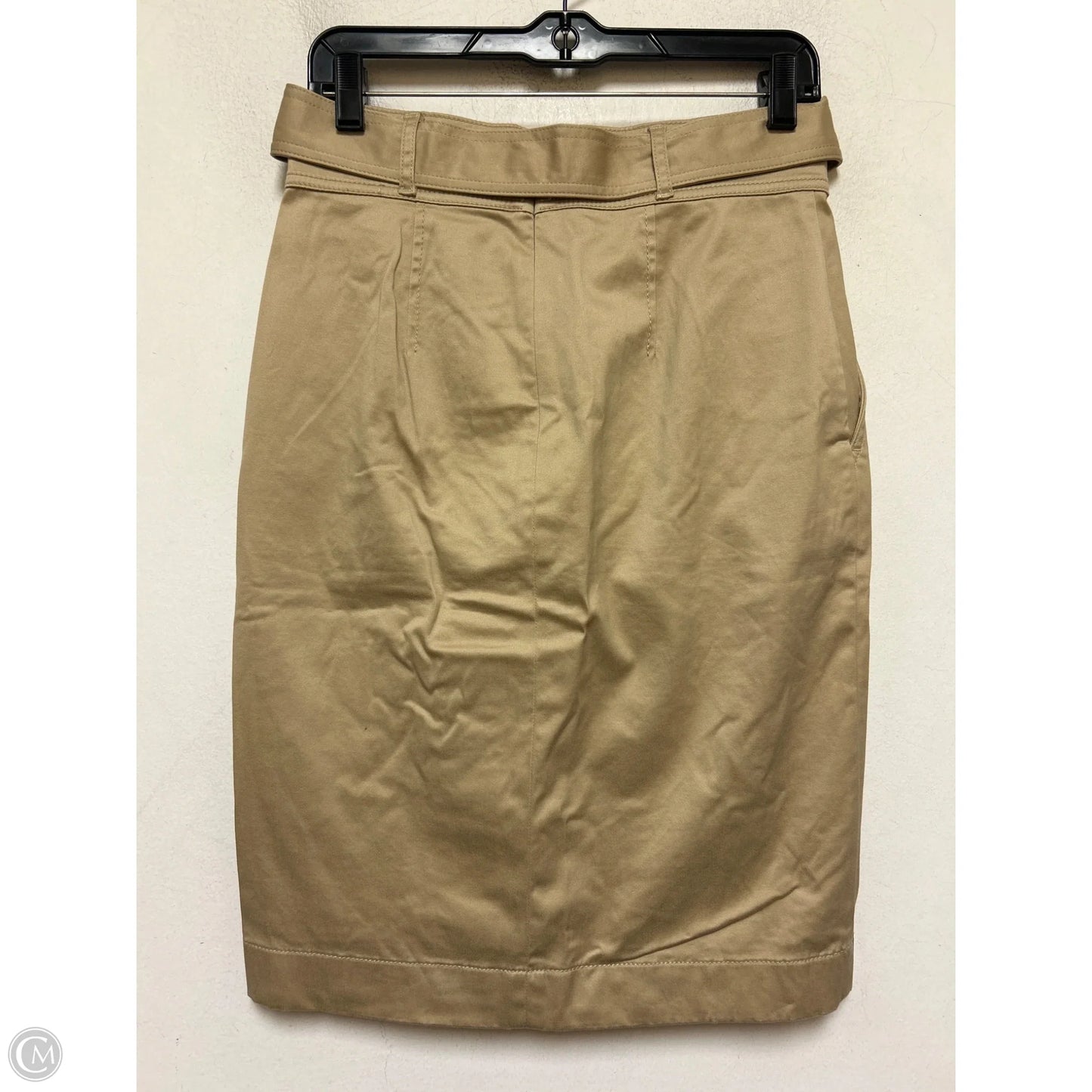 Skirt Midi By Ann Taylor In Tan, Size: 2