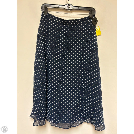 Skirt Midi By Loft In Navy, Size: 2