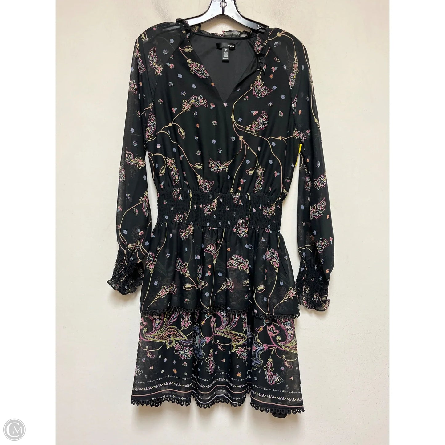 Dress Casual Short By Aqua In Paisley Print, Size: S