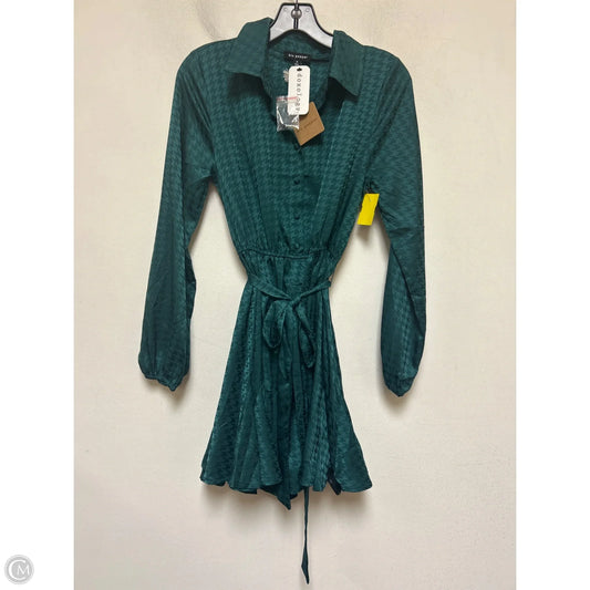 Dress Casual Short By Blu Pepper In Green, Size: S