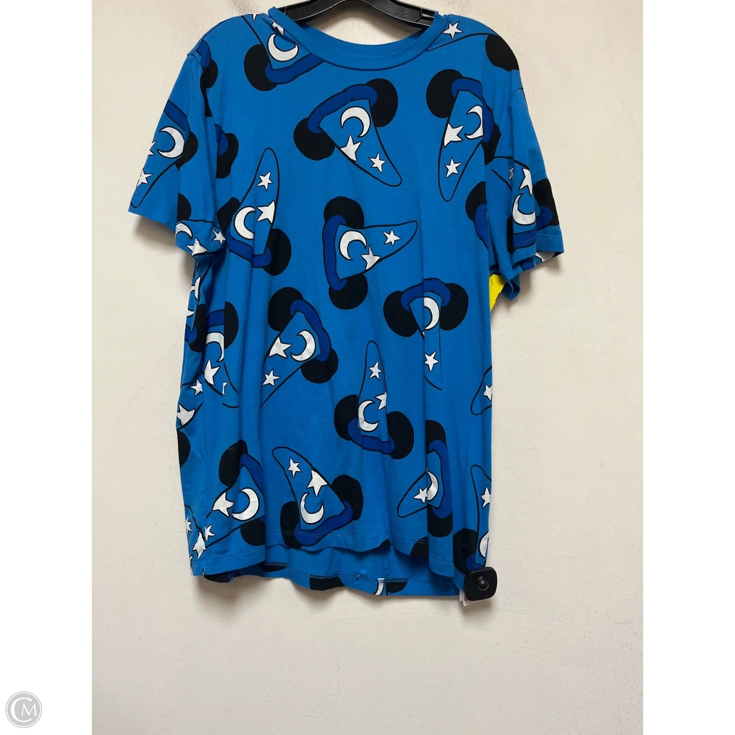 Top Short Sleeve Basic By Disney In Blue, Size: L