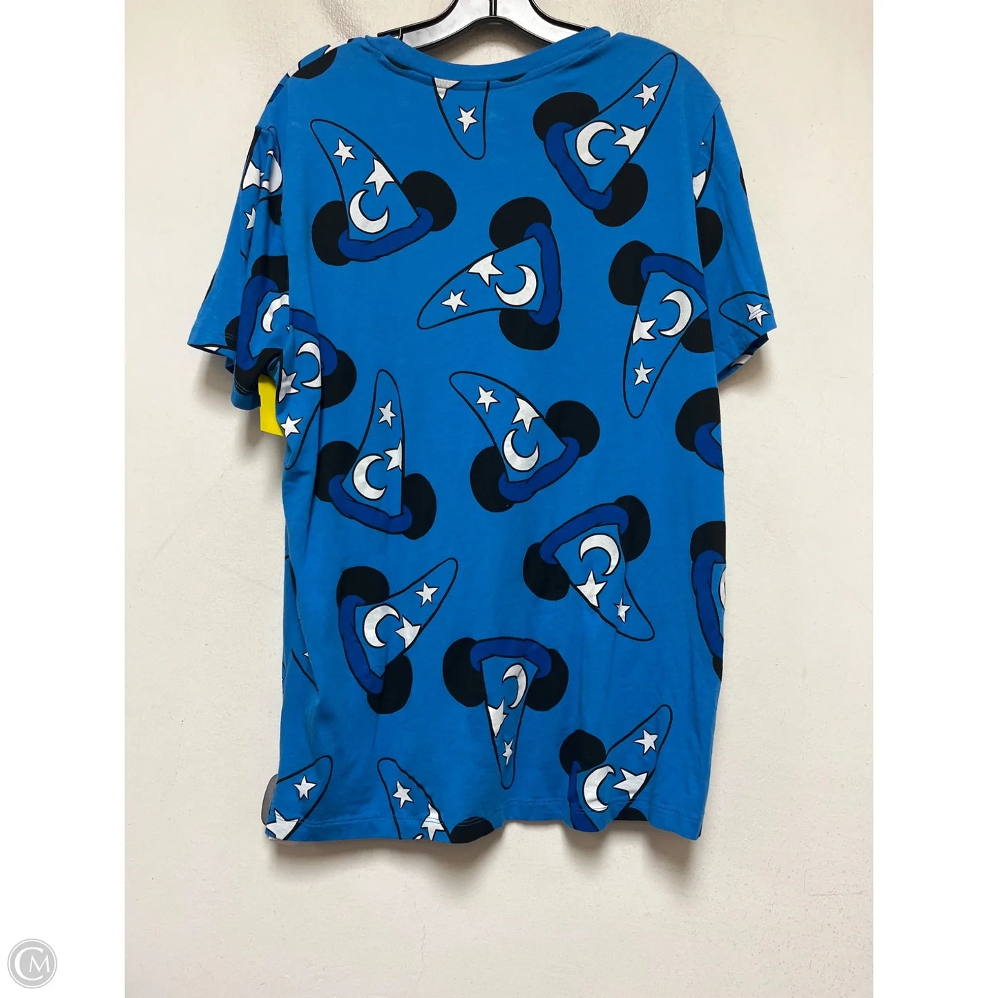 Top Short Sleeve Basic By Disney In Blue, Size: L