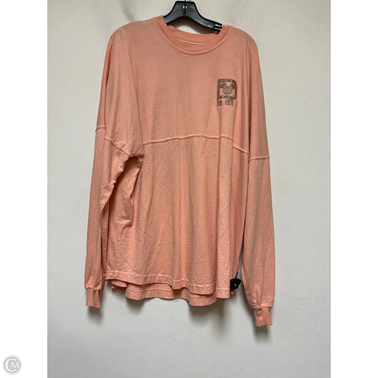 Top Long Sleeve By Disney Store In Gold & Pink, Size: L