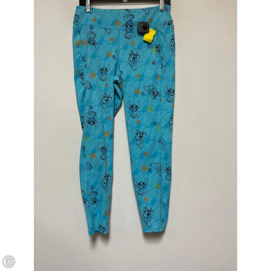 Athletic Leggings By Disney In Blue, Size: M