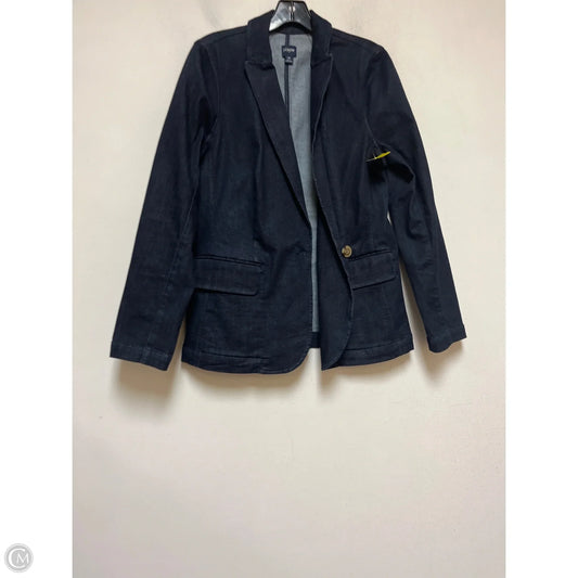Blazer By J. Crew In Blue Denim, Size: M