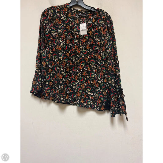 Top Long Sleeve By J. Jill In Floral Print, Size: Xs