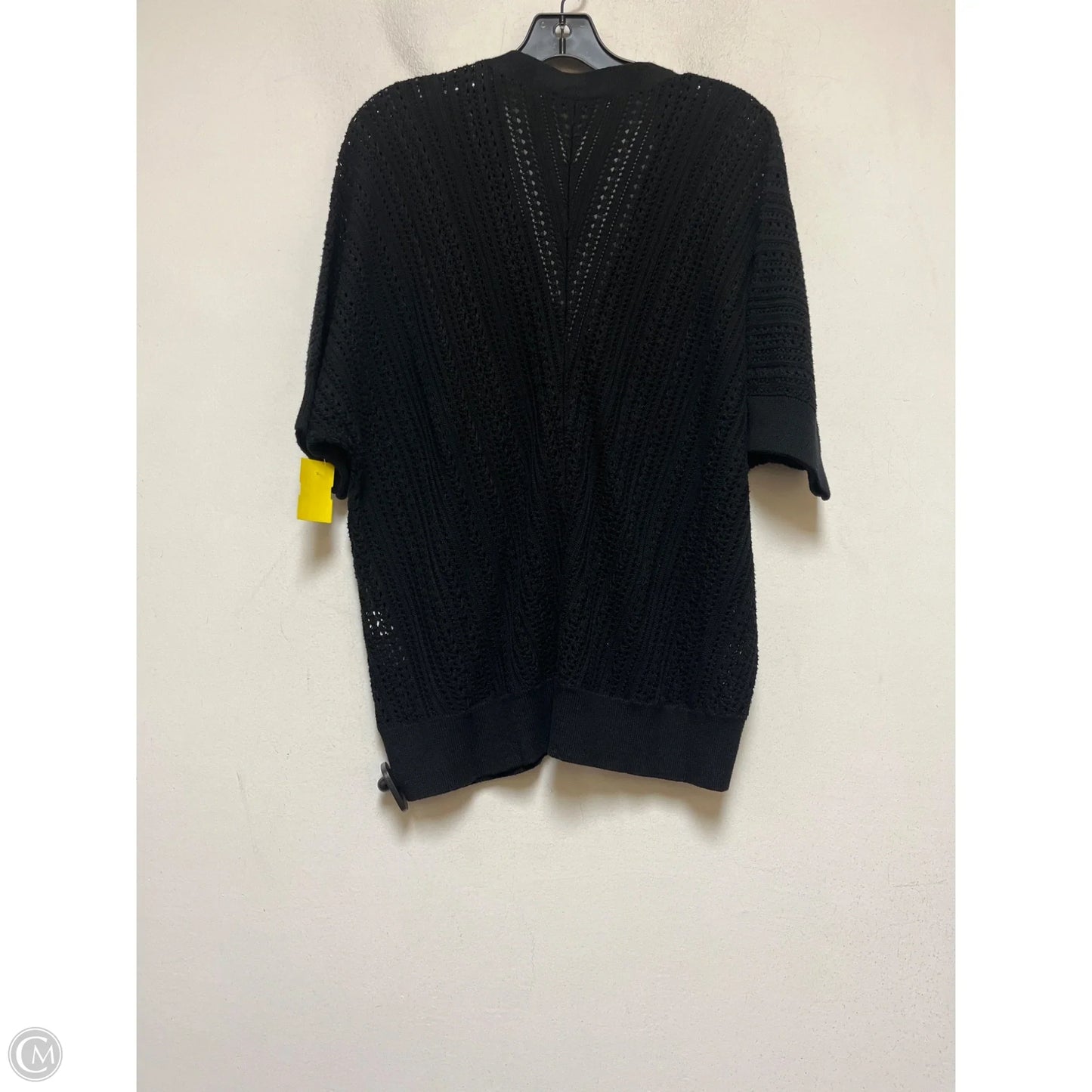 Top Short Sleeve By Chicos In Black, Size: L