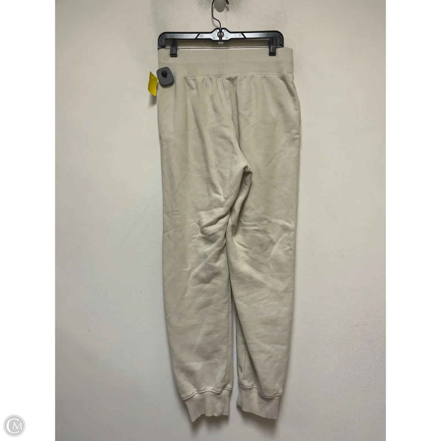 Athletic Pants By Nike In Cream, Size: M