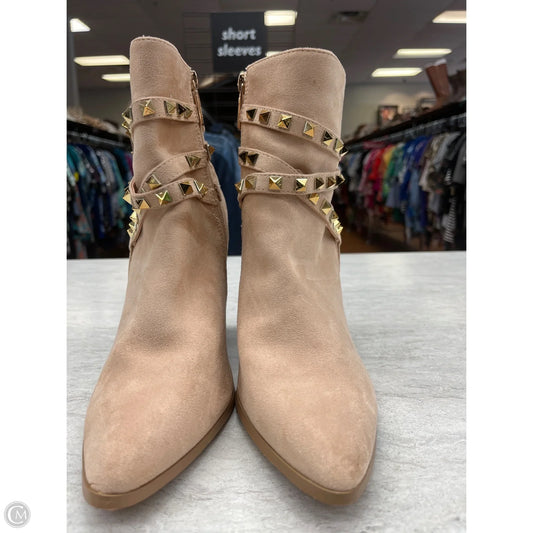 Boots Ankle Heels By Cape Robbin In Tan, Size: 10