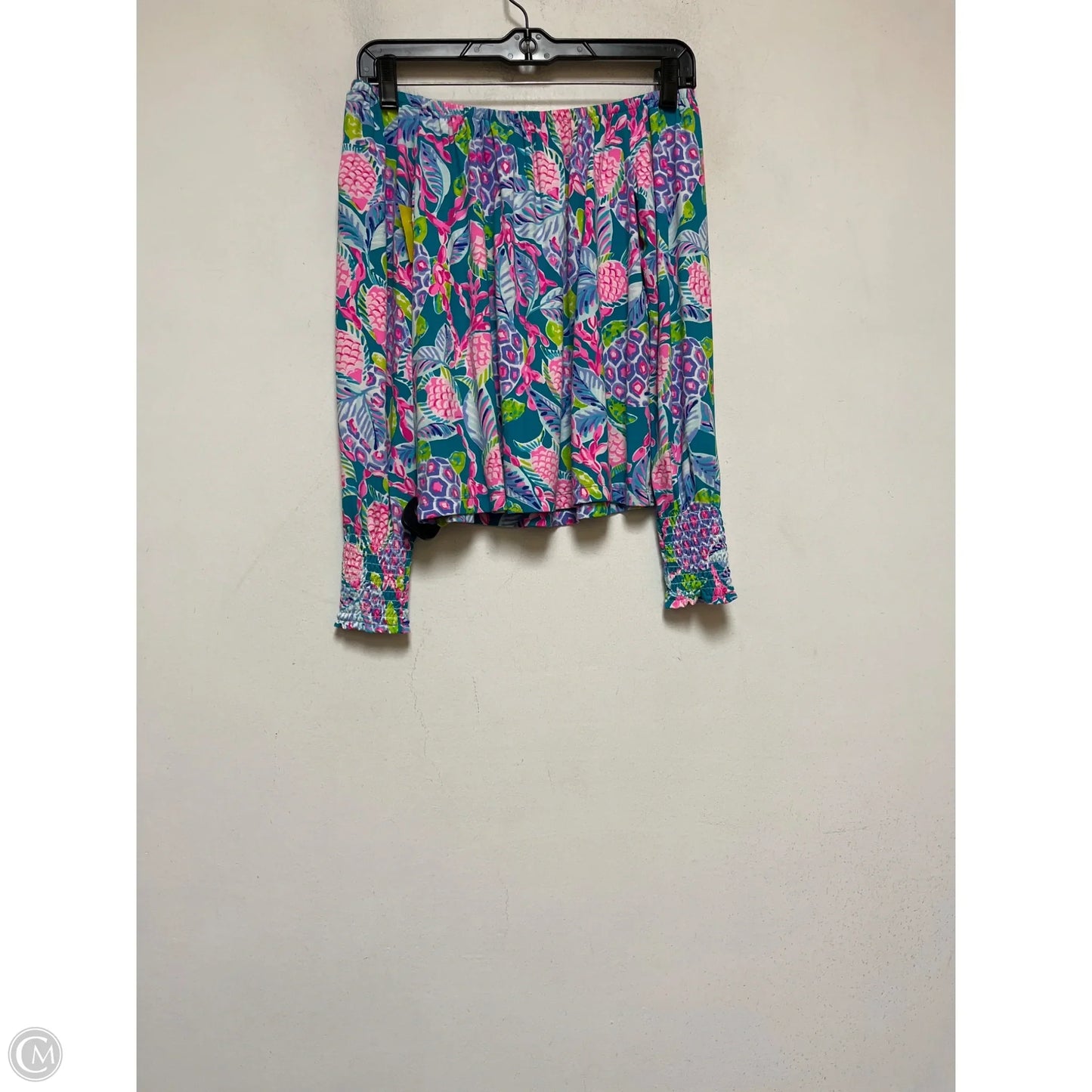 Top Long Sleeve Designer By Lilly Pulitzer In Nautical Print, Size: Xxs