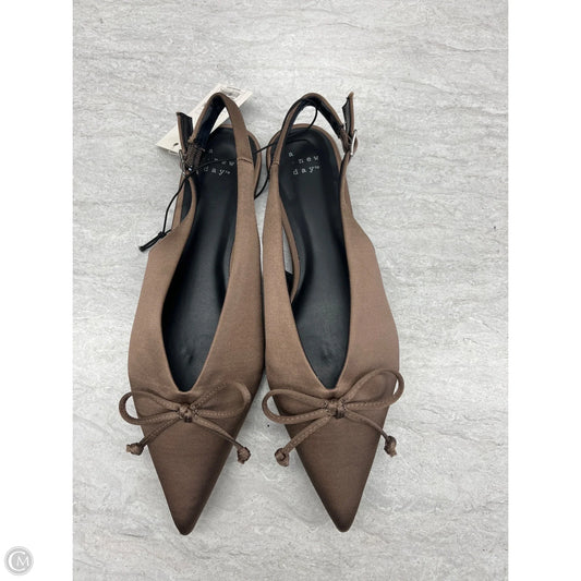 Shoes Flats By A New Day In Brown, Size: 7.5
