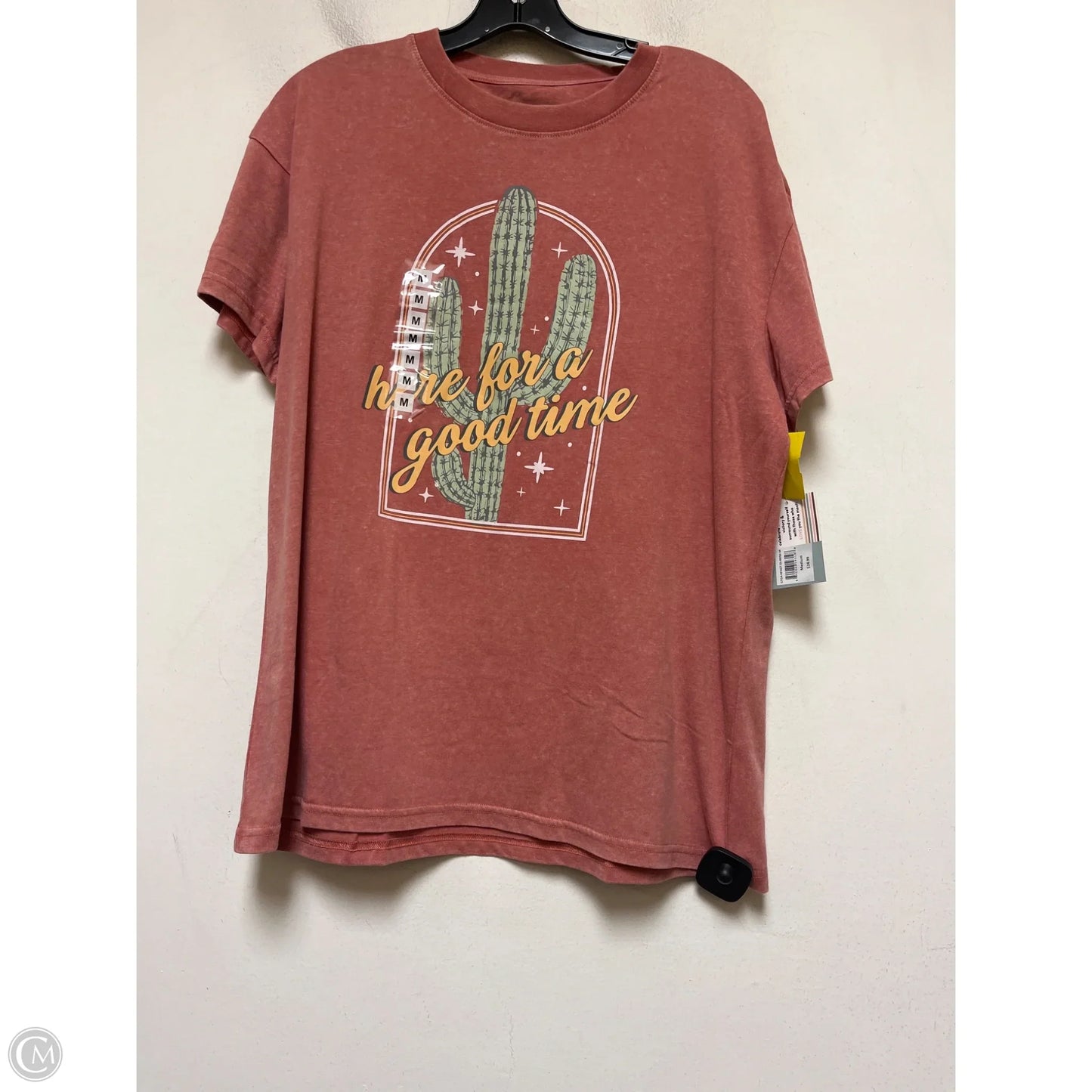 Top Short Sleeve Basic By Clothes Mentor In Red, Size: M