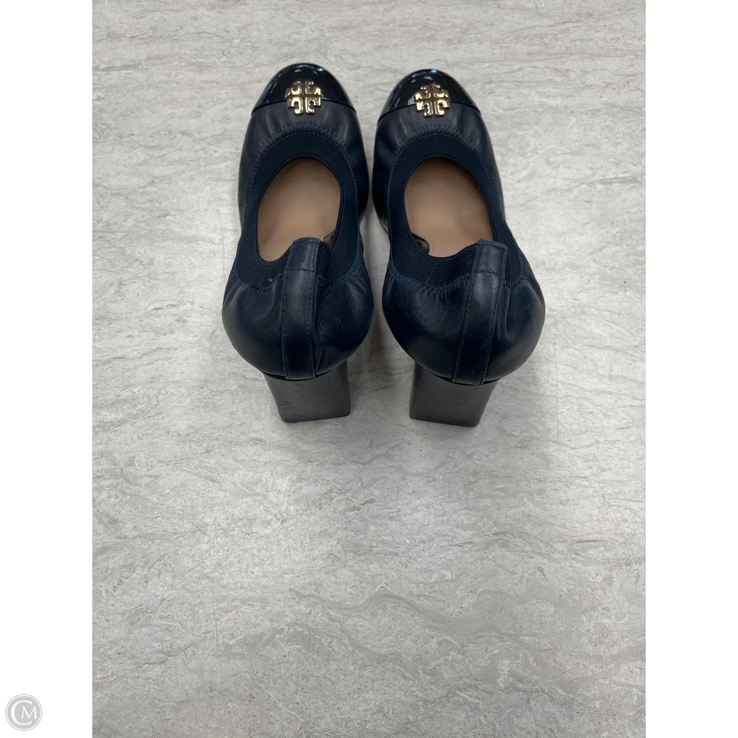 Shoes Designer By Tory Burch In Navy, Size: 7