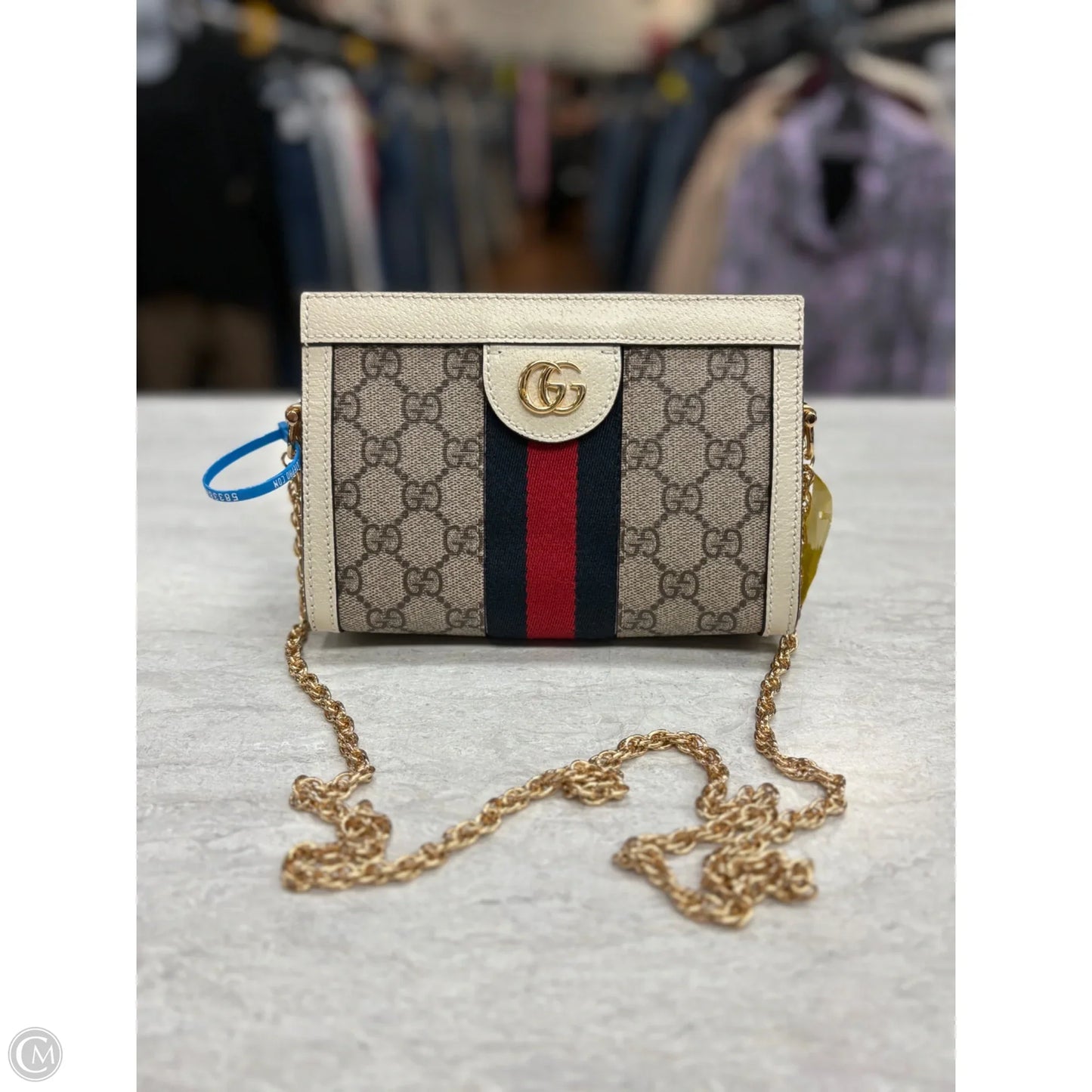 Crossbody Luxury Designer By Gucci, Size: Small