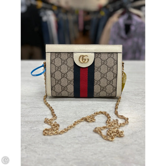 Crossbody Luxury Designer By Gucci, Size: Small