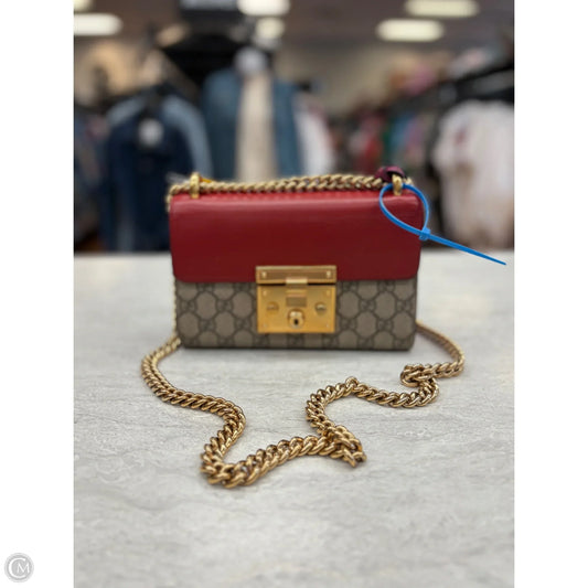 Crossbody Luxury Designer By Gucci, Size: Small