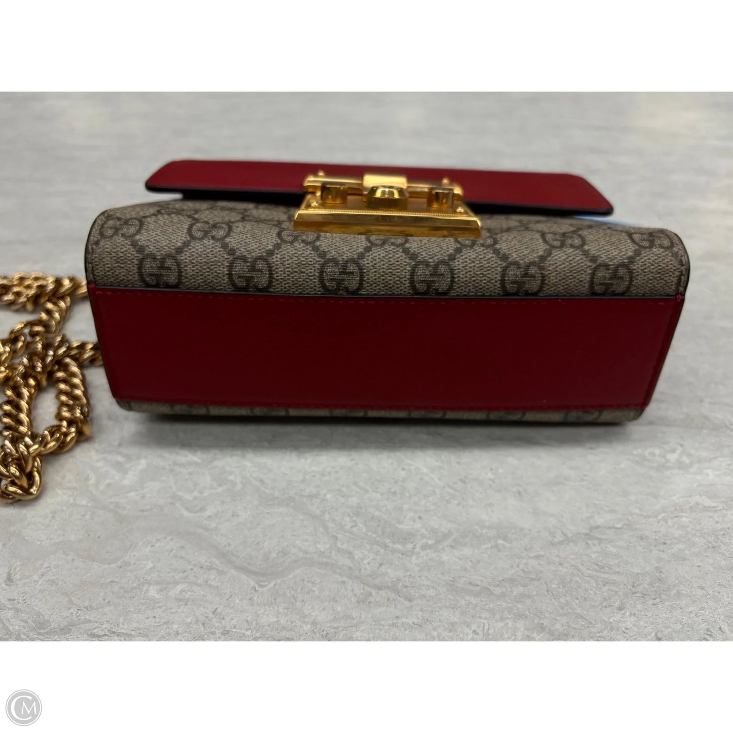 Crossbody Luxury Designer By Gucci, Size: Small