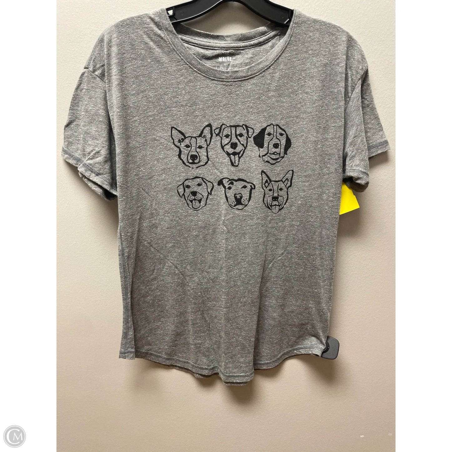 Top Short Sleeve Basic By Maeve In Grey, Size: Xs