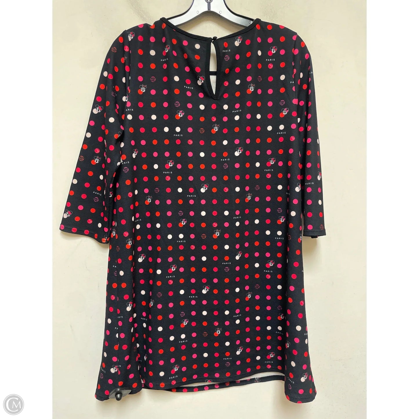 Dress Casual Short By Disney In Polkadot Pattern, Size: L