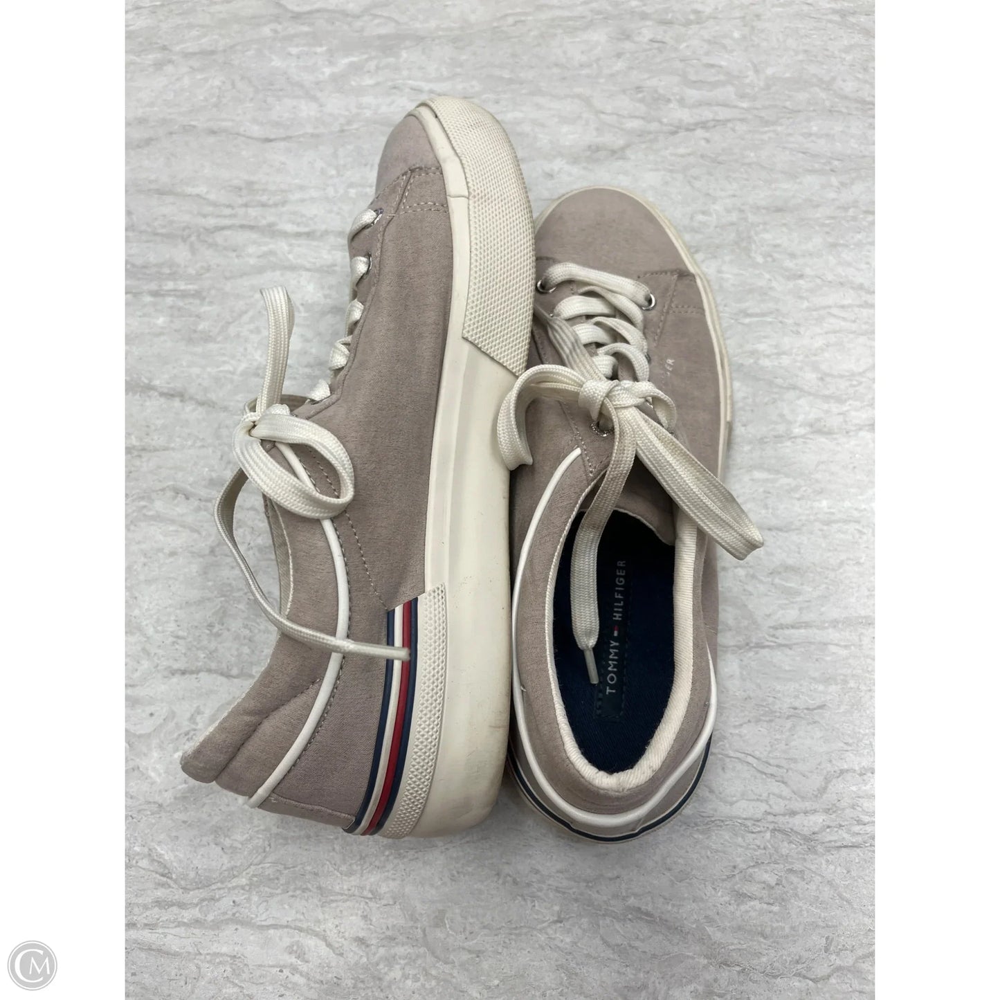 Shoes Sneakers By Tommy Hilfiger In Taupe, Size: 8