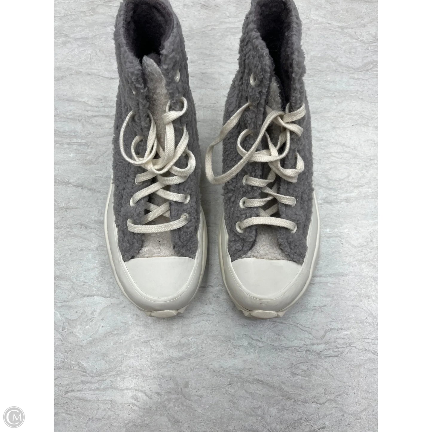 Shoes Sneakers Platform By Converse In Grey, Size: 6.5
