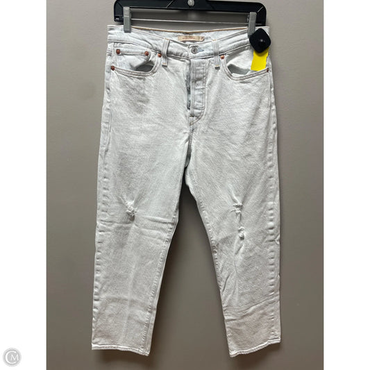 Jeans Straight By Levis In Blue Denim, Size: 6