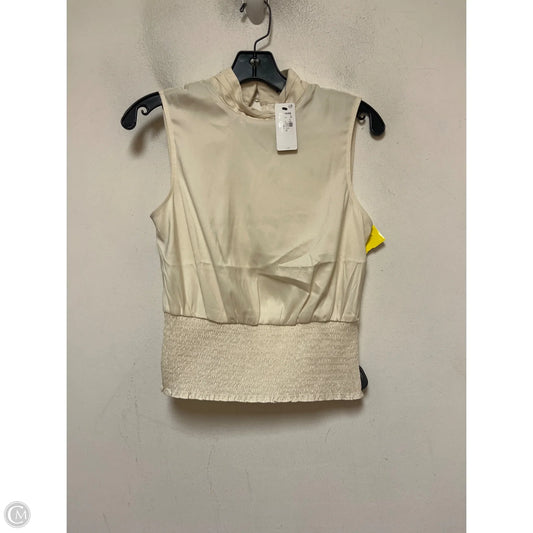 Top Sleeveless By Express In Cream, Size: Xs