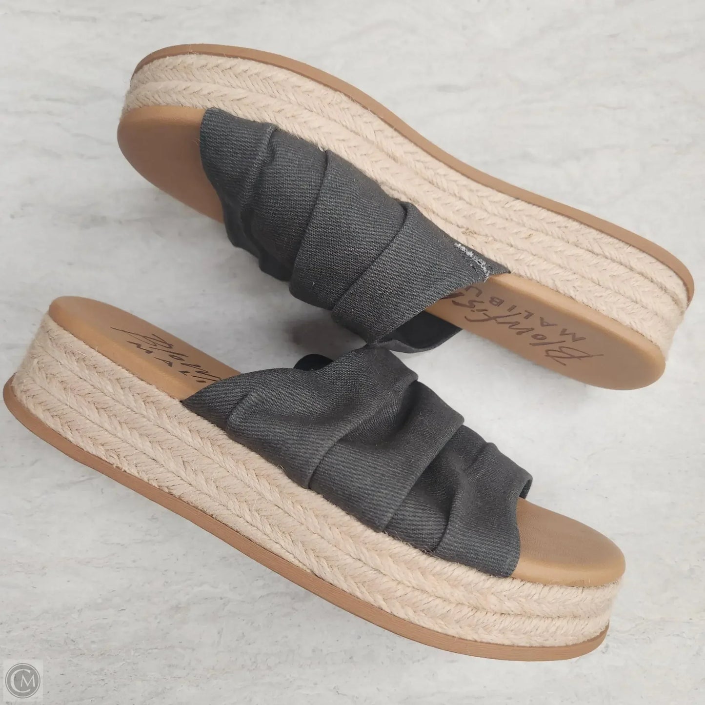 Sandals Heels Platform By Blowfish In Grey, Size: 7