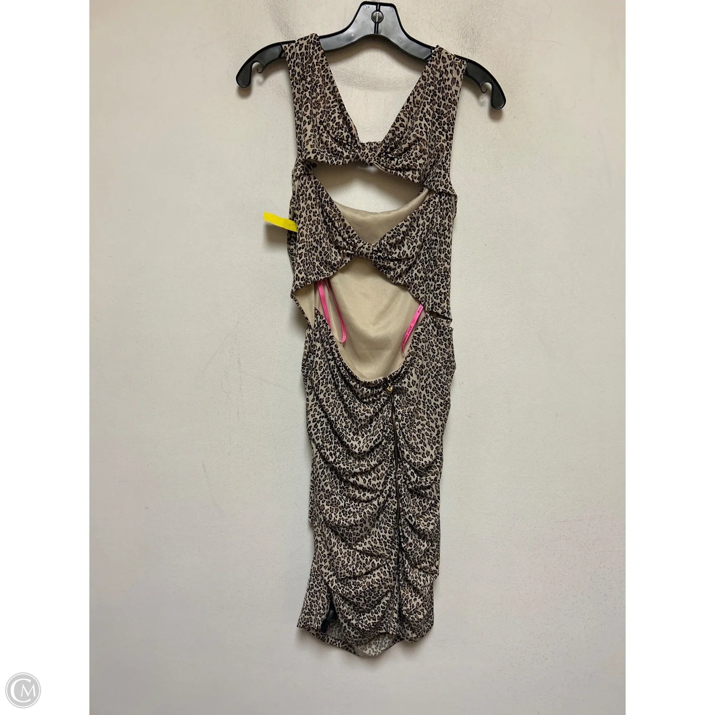 Dress Casual Midi By Betsey Johnson In Animal Print, Size: Xl